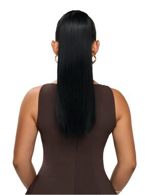 Slayyy Black Stallion 18inch Drawstring Ponytail